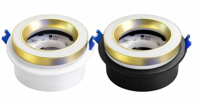 Светильник встраиваемый SY8857R BK+GD SY8857R WH+GD
