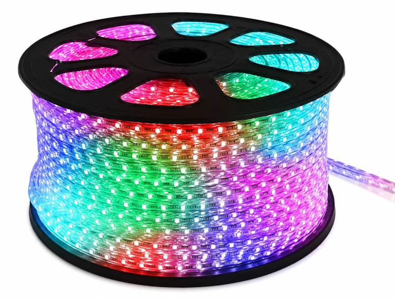 Лента светодиодная RGB 24V IP67 бегущий
