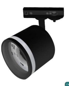 Светильник трековый SP27-BK GX53